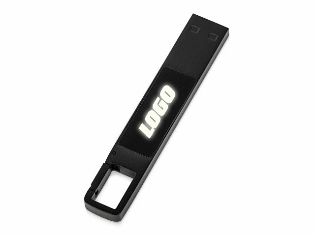 USB 2.0- флешка на 32 Гб c подсветкой логотипа «Hook LED» (K624216)