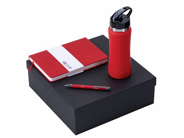 Подарочный набор «Color it» с блокнотом, металлической ручкой и бутылкой (K350106.01)