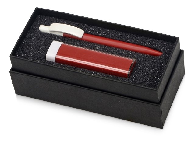 K700302.01 - Подарочный набор White top с ручкой и зарядным устройством