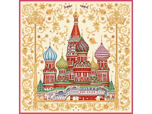 Платок «Собор Василия Блаженного» (K94932)