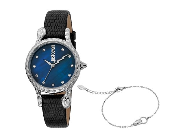 Подарочный набор: часы наручные женские, браслет (K60015)