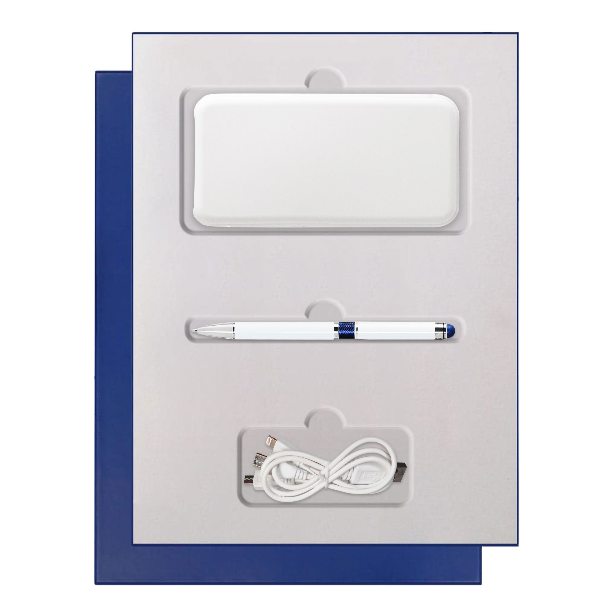 Подарочный набор Portobello/Grand белый, (Power Bank,Ручка), фирмы
