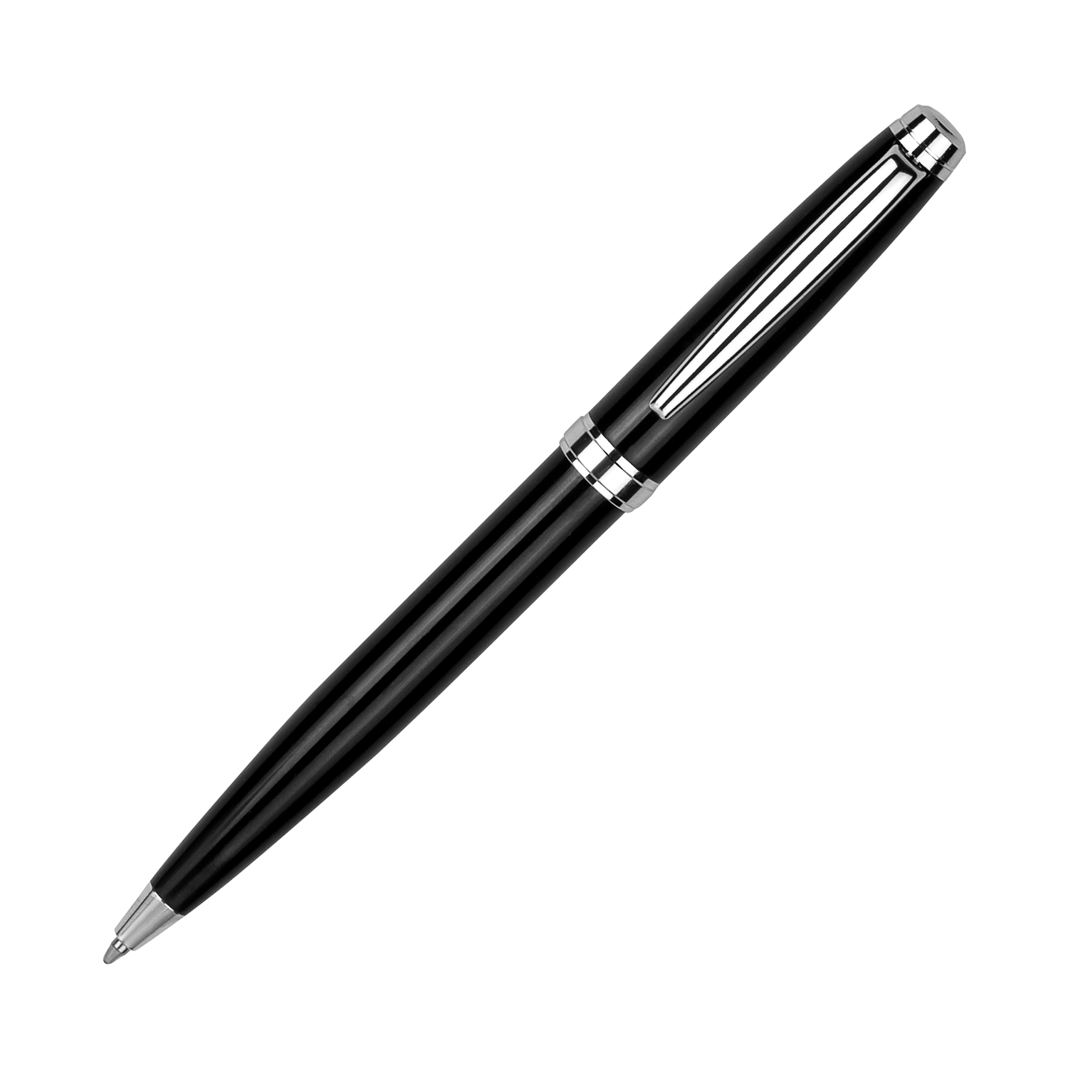 Артикул: A209608.010 — Шариковая ручка Lyon, черная/серебро