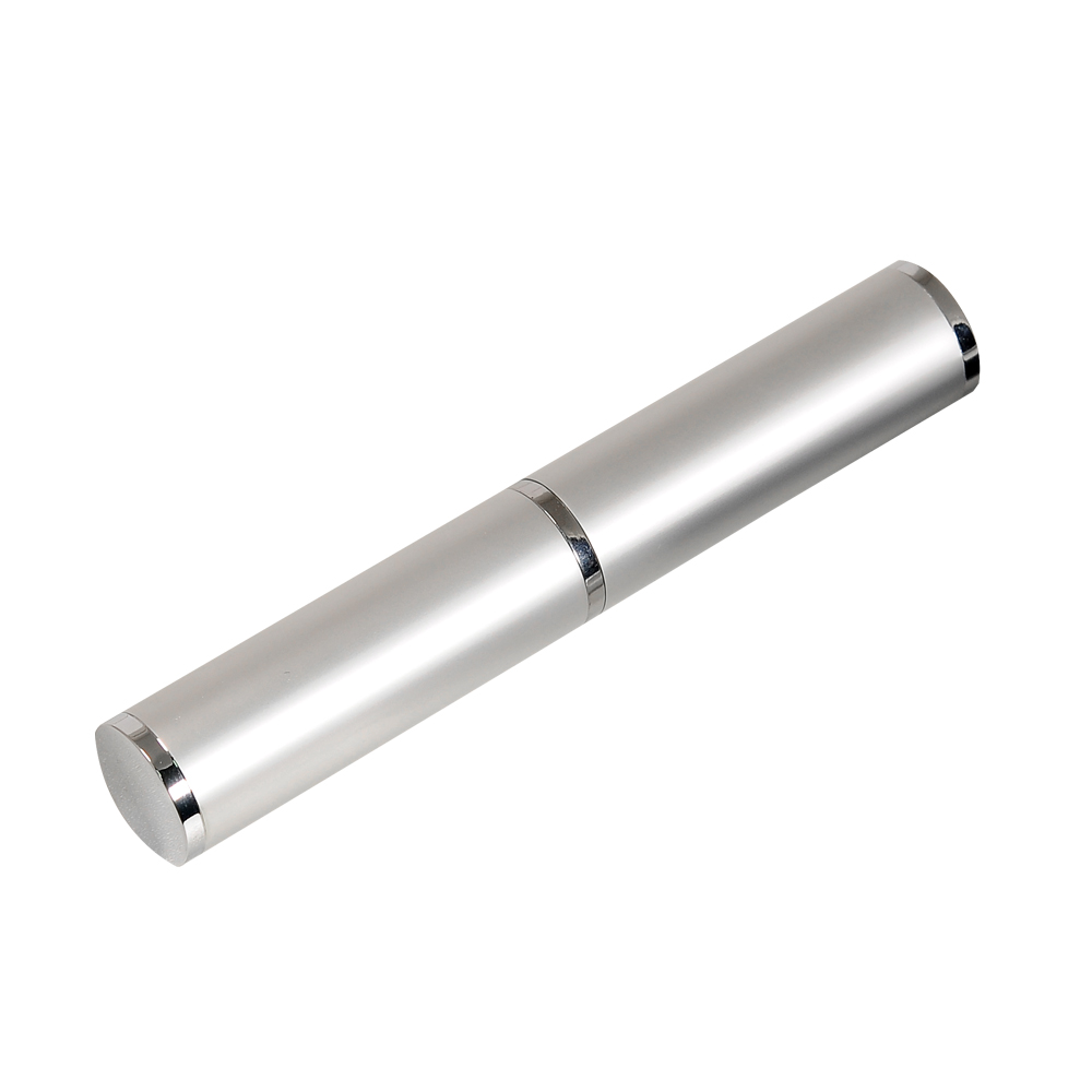 Артикул: A202010.110 — Коробка подарочная, футляр - тубус, алюминиевый, серебряный, матовый, для 1 ручки