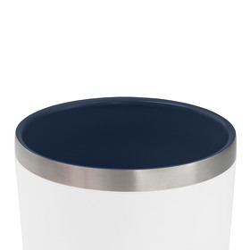 Термокружка вакуумная с керамическим покрытием Arctic, 380 ml, белый/синий