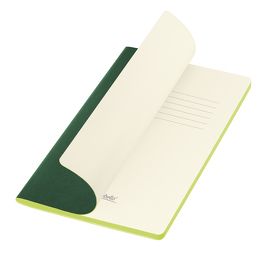 Блокнот Portobello Notebook Trend, Latte new slim, зеленый/лимонный (A23254.040)