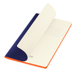 Блокнот Portobello Notebook Trend, River side slim, синий/оранжевый (A23256.030)