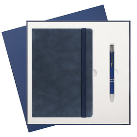 Подарочный набор Portobello/Nuba BtoBook синий (Ежедневник недат А5, Ручка) (A2219.030)