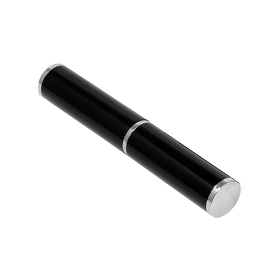 Коробка подарочная, футляр - тубус, алюминиевый, черный, глянцевый, для 1 ручки (APENBOX2010-010)