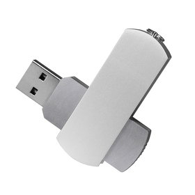AUSB-01218-080 - USB Флешка, Elegante, 16 Gb, серебряный
