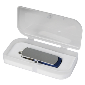 AUSB-01218-030/1 - USB Флешка, Elegante, 16 Gb, синий, в подарочной упаковке