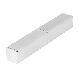 Коробка подарочная, футляр - тубус , алюминиевый, серебро, матовый перламутр, для 1 ручки (APENBOX2030-110)