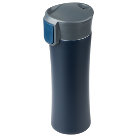 Термокружка вакуумная герметичная, Baleo, 450 ml, матовое покрытие, синяя