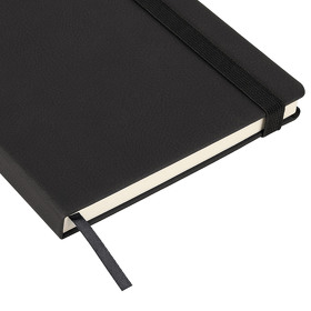 Ежедневник недатированный  Marseille soft touch BtoBook, черный