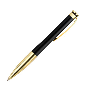 Шариковая ручка Megapolis, черная/позолота (A158223.010G)