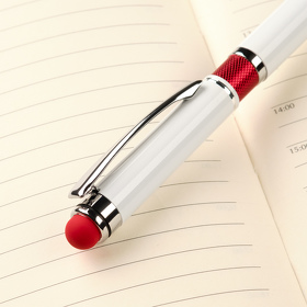 Шариковая ручка Arctic, белая/красная