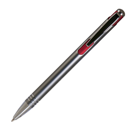 Шариковая ручка Bello, серая/красная (A176003.080.060)