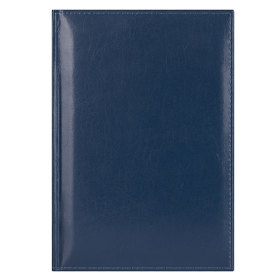 A21601.030 - Ежедневник недатированный Madrid, 145x205, натур.кожа, синий, подарочная коробка