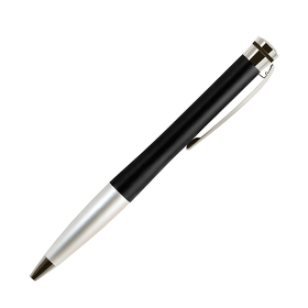Шариковая ручка Megapolis, черная/серебро (A158223.010.111)