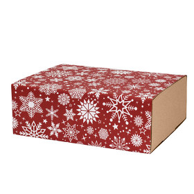 A20102022.01 - Шубер новогодний \«Снежинки\» для подарочной коробки 230*170*80 мм