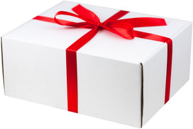 Подарочная лента для малой универсальной подарочной коробки, красная (Alenta-3095-20-1)