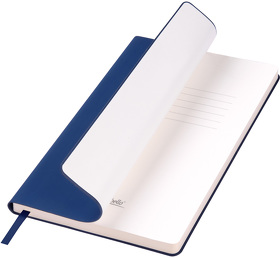 Ежедневник Spark недатированный, синий (с упаковкой, со стикерами) (A19280.030)