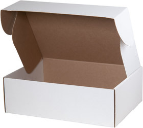 Подарочная коробка универсальная средняя, белая, 345 х 255 х 110мм (A21002.100)