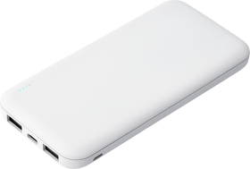 Внешний аккумулятор с подсветкой Luce 10000 mAh, белый (A32116.100)