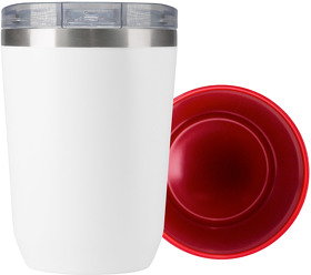 Термокружка вакуумная с керамическим покрытием Arctic, белый/красный (A221013.060)