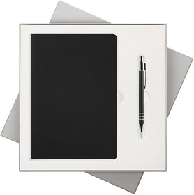 Подарочный набор Spark, черный (ежедневник, ручка) (A2302.010)