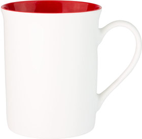 Керамическая кружка Astra, белый/красный (A22056.060.1)