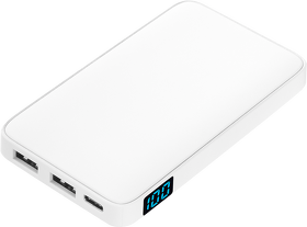 Внешний аккумулятор с подсветкой Ancor 5000 mAh, белый (A37525.100)
