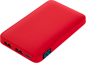 Внешний аккумулятор с подсветкой Ancor 5000 mAh, красный (A37525.060)