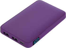 Внешний аккумулятор с подсветкой Ancor 5000 mAh, фиолетовый (A37525.034)