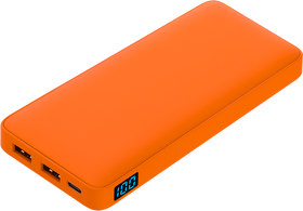 Внешний аккумулятор с подсветкой Ancor Plus 10000 mAh, оранжевый (A37526.070)