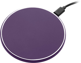 Беспроводное зарядное устройство с подсветкой 15W Auris, фиолетовое (A22162.034)