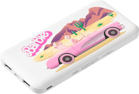Внешний аккумулятор Elari Plus 10000 mAh, белый Barbie (A37597.100.Barbie)