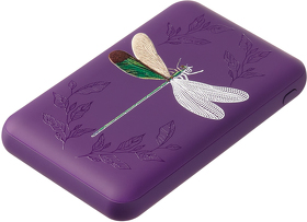 Внешний аккумулятор Elari 5000 mAh, фиолетовый Стрекоза (A37596.034.Dragonfly)