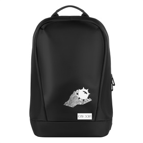 Бизнес рюкзак Alter с USB разъемом, черный Горы (A59272.010.Mountains)