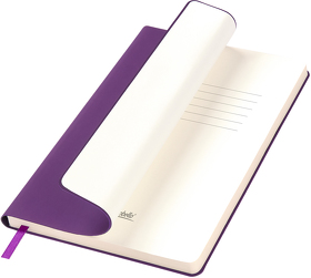 Ежедневник Spark недатированный, фиолетовый (с упаковкой, со стикерами) (A19280.034)