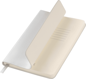 Ежедневник Spark mini A6 недатированный, серебряный (A24280.111)