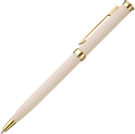 Шариковая ручка Benua, бежевая/позолота (A233227.525)