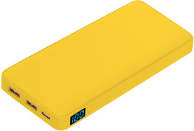 Внешний аккумулятор с подсветкой Ancor PD Plus 10000 mAh, желтый (A37322.075)