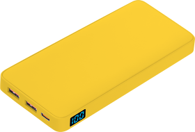 Внешний аккумулятор с подсветкой Ancor PD Plus 10000 mAh, желтый (A37322.075)