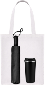 Подарочный набор Levante, черный (зонт, термокружка, шоппер) (A241156.010)