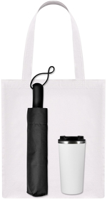 Подарочный набор Levante, белый (зонт, термокружка, шоппер) (A241156.100)