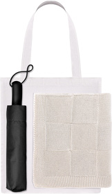Подарочный набор Levante, бежевый (зонт, плед, шоппер) (A241157.525)