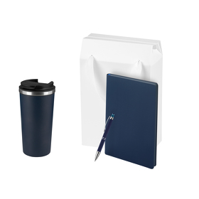 Подарочный набор palermo, синий (термокружка, ежедневник, ручка) (A241166.030)