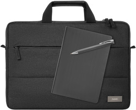 Подарочный набор Forum, серый (сумка, ежедневник, ручка) (A241207.080)