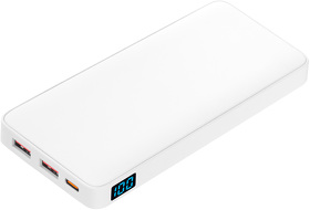 Внешний аккумулятор с подсветкой Ancor PD Plus 10000 mAh, белый (A37322.100)